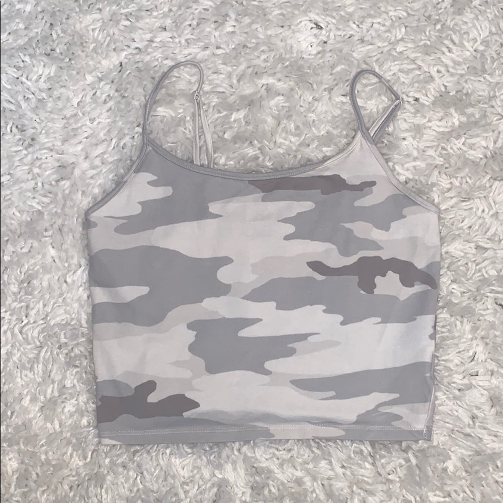 NWOT American Eagle Camo Crop Top